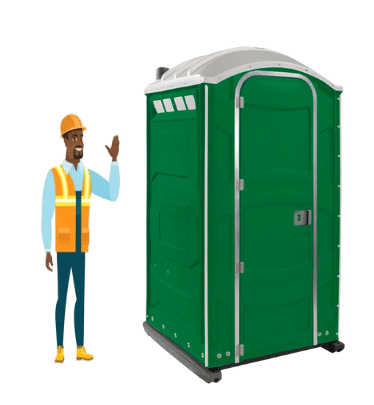Midwest Material Management Porta Potty